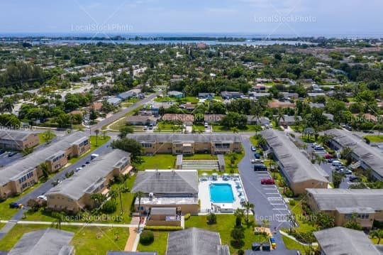 Pool Aerial View