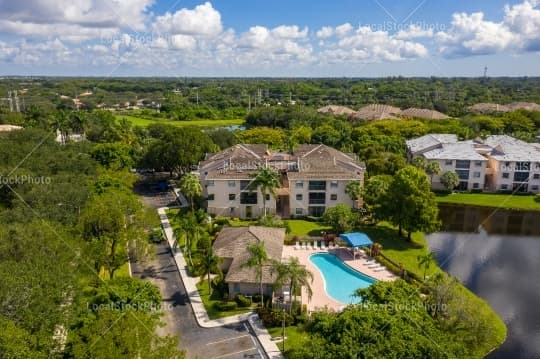 Pool Aerial View