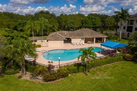 Pool Aerial View