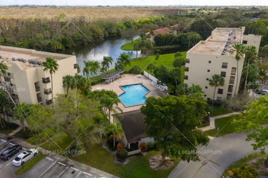 Pool Aerial View