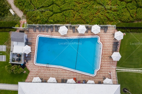 Pool Aerial View