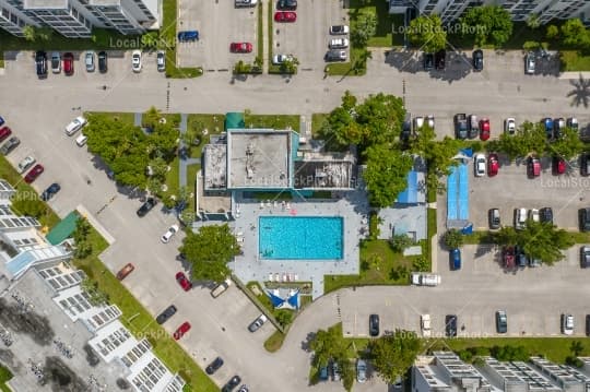 Pool Aerial View