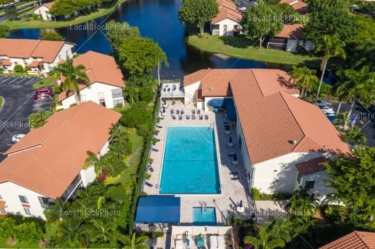 Pool Aerial View