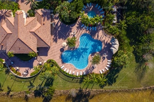 Pool Aerial View