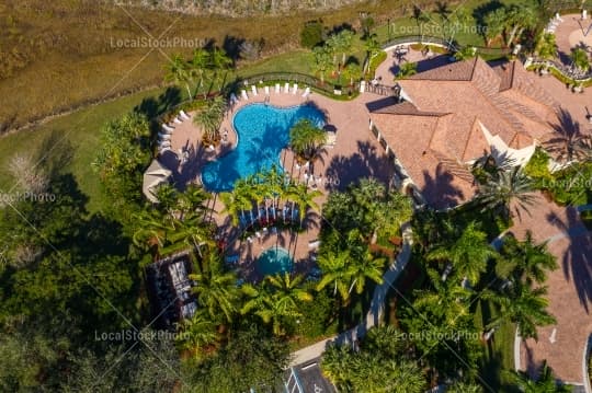 Pool Aerial View