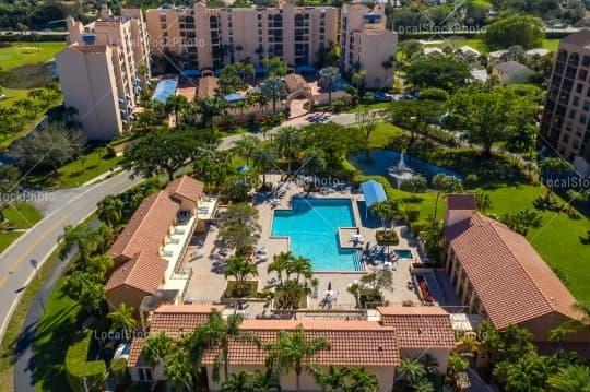 Pool Aerial View