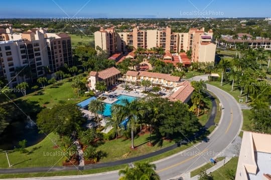 Pool Aerial View