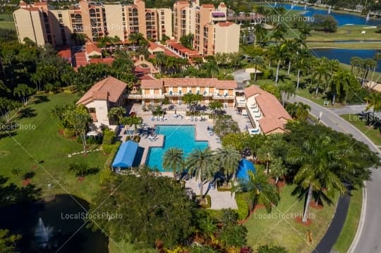 Pool Aerial View