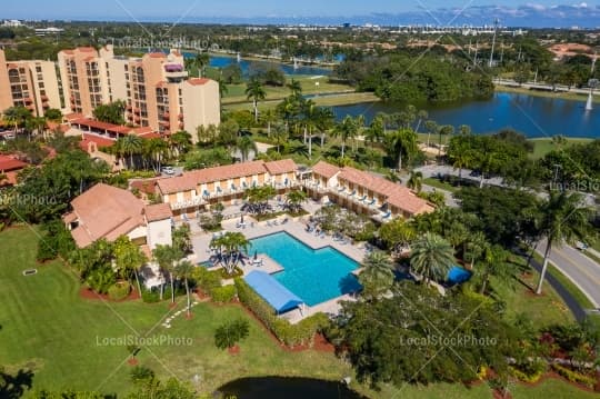 Pool Aerial View