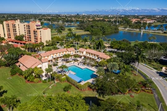 Pool Aerial View