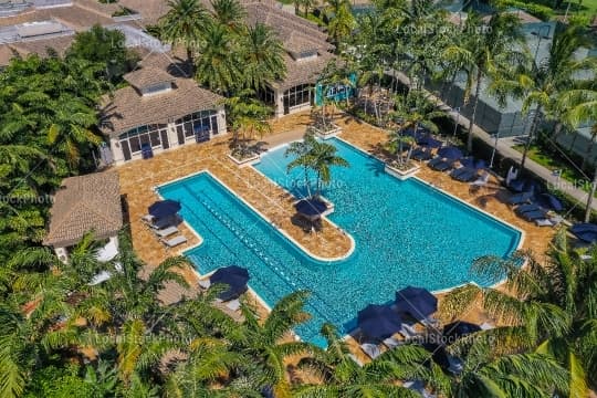 Pool Aerial View