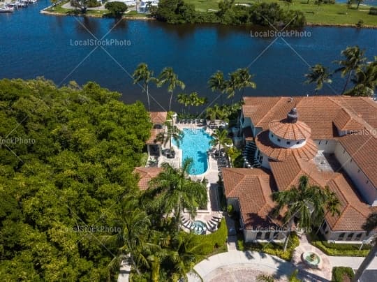 Pool Aerial View