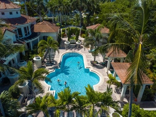 Pool Aerial View