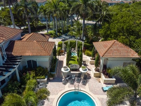 Pool Aerial View