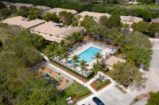 Pool Aerial View