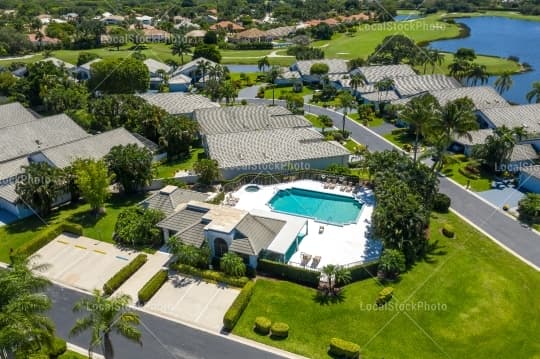 Pool Aerial View