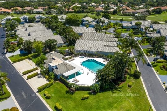 Pool Aerial View