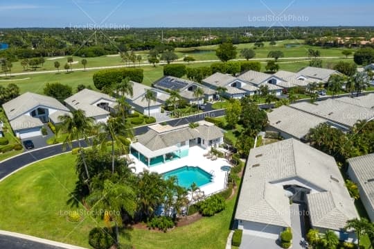 Pool Aerial View