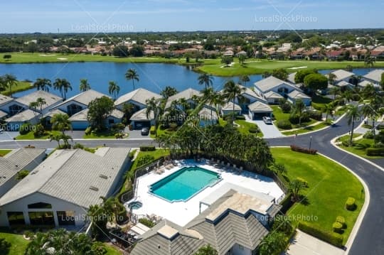 Pool Aerial View