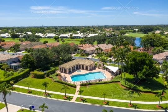 Pool Aerial View