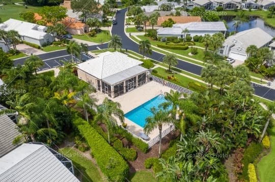 Pool Aerial View