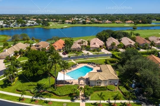 Pool Aerial View