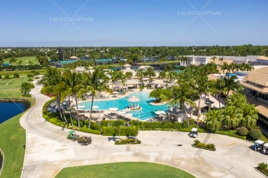 Pool Aerial View