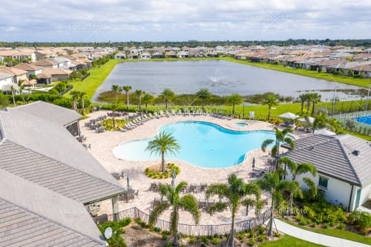 Pool Aerial View