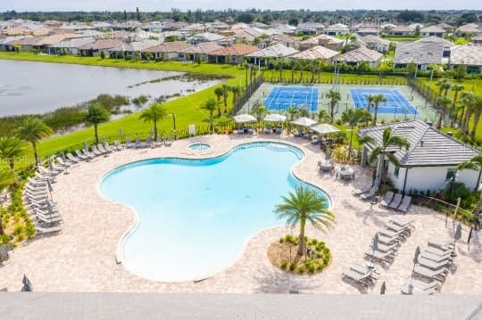 Pool Aerial View