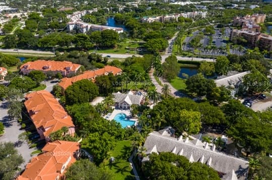 Pool Aerial View