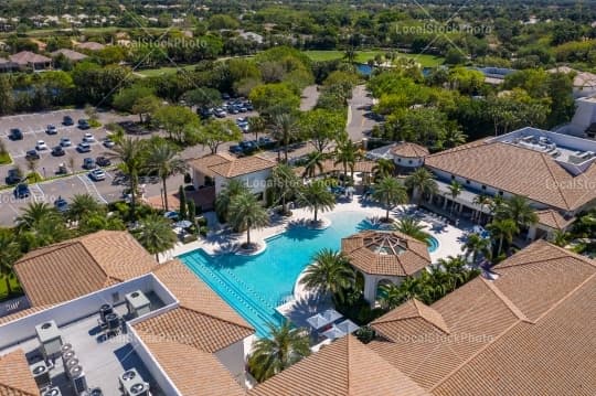 Pool Aerial View