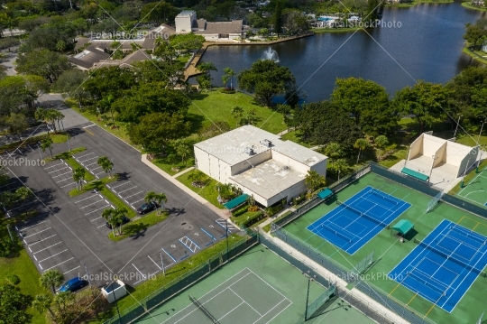 Tennis  Aerial View