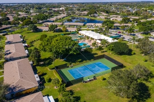 Tennis Aerial View