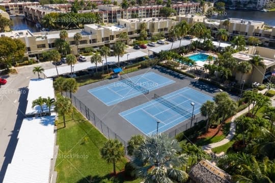 Tennis Aerial View