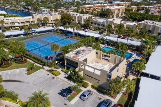 Tennis Aerial View