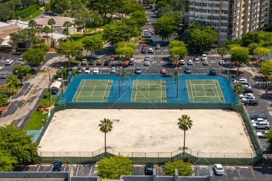 Tennis courts