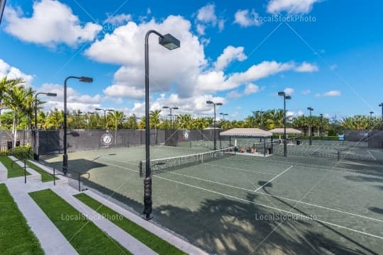 Tennis courts