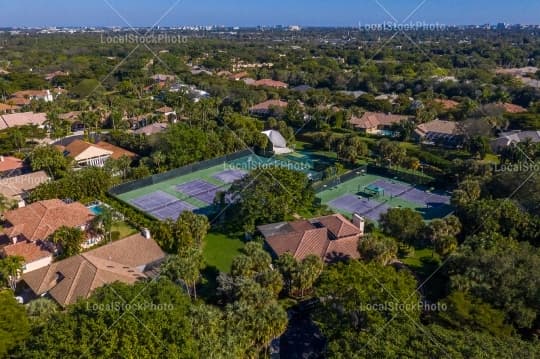 Tennis courts