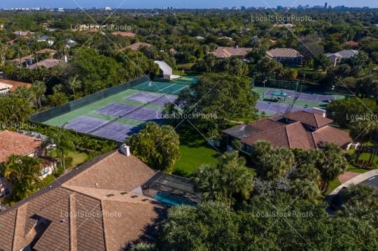 Tennis courts